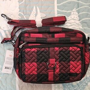 Brand new lug carousel xl buffalo check red